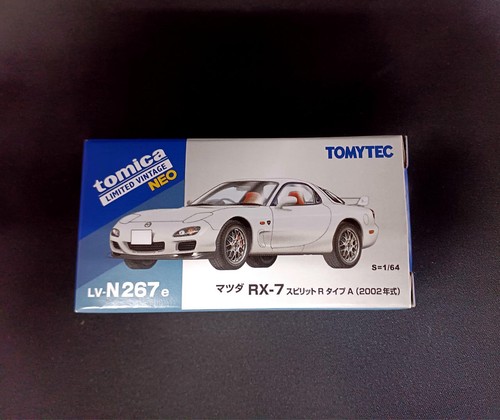 Tomy Tec Tomica 1/64 Lv-N267E Mazda Rx-7 Spirit Ra White 200