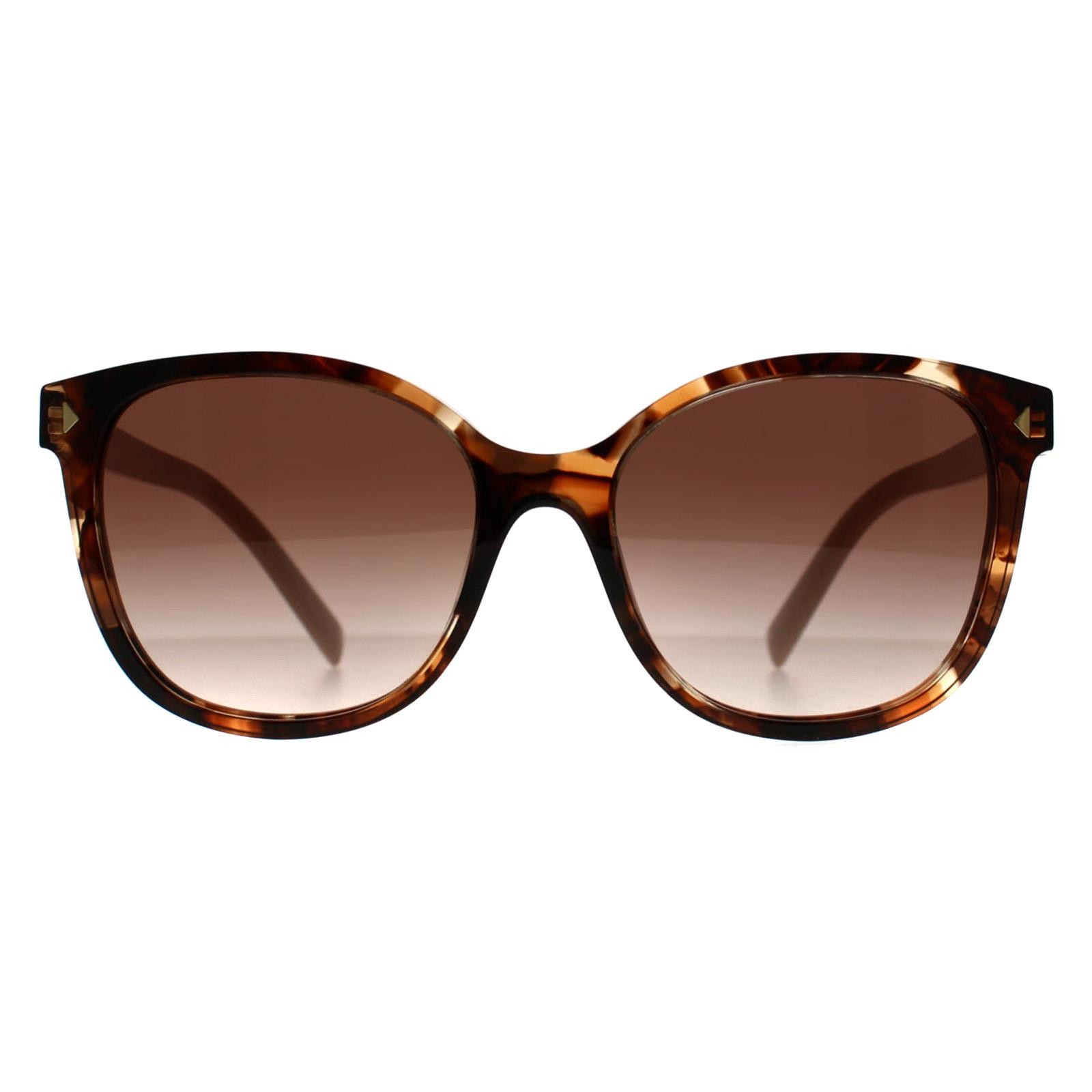 Prada Rectangle Square Sunglasses - Havana - Acetate - Image 2