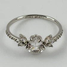 Bomb Party Shimmering Wonder RBP3673 Rhodium Plating Ring Size 11