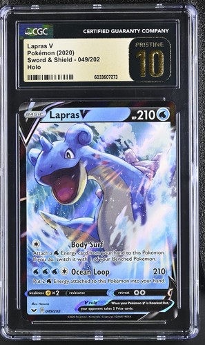 Lapras V graded CGC 10 for sale on eBay
