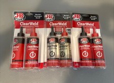 3 Pack JB Weld 50240H ClearWeld Professional Grade Epoxy, Clear 8 oz.