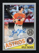 2020 Topps 1985 Baseball Series 2 Platinum 1/1 Kyle Tucker #85A-KT Auto 06bg