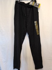 Member's Mark M NWT black soft lounge pant elastic waist pockets
