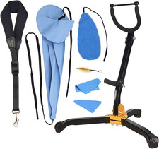 Saxophone Stand Saxophone Cleaning Kit Cleaning Cloth Cotton Saxophone Neck Stra