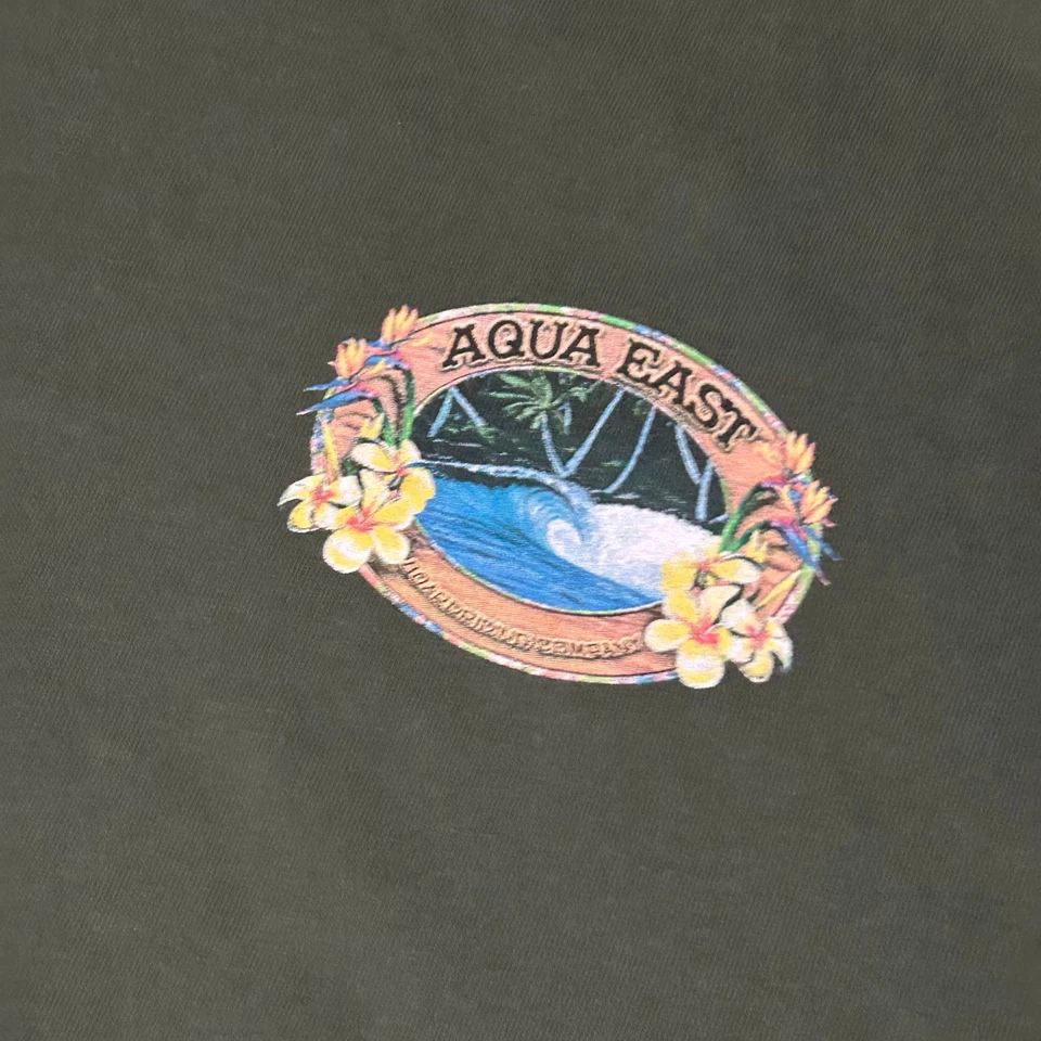 Vintage Aqua East Surf Shop T-Shirt Size XXL - Image 2 of 4