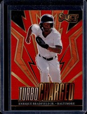 2024 Panini Select Prizm Turbo Charged Enrique Bradfield Jr. #6 Red 29/99