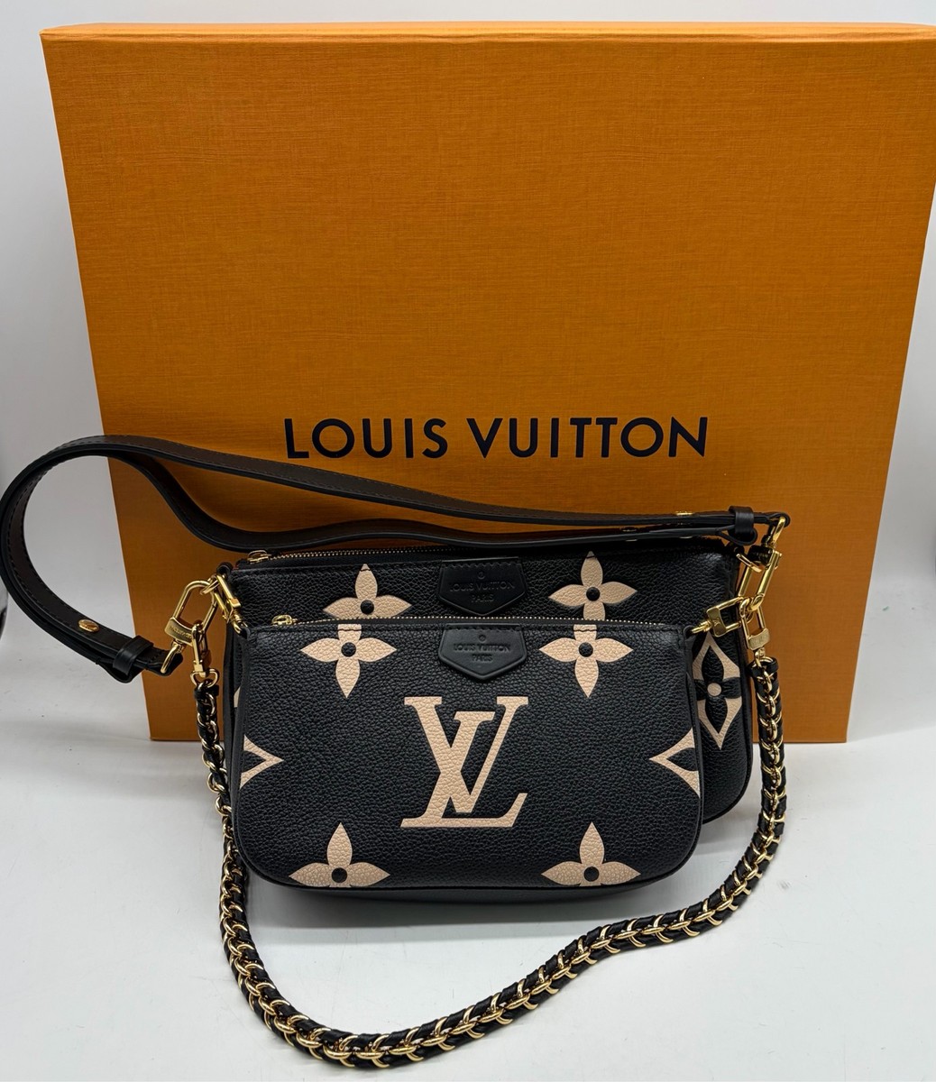 LOUIS  VUITTON ショルダーバック Louis Vuitton Bi-Color Monogram Empreinte Leather Multi-Pochette