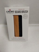 Cremo Premium Beard Brush Made From First-Cut Boar Bristle W/Wood Handle BNIB