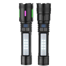 990000lm Super Bright Tactical LED Flashlight USB Rechargeable Work Light Torch