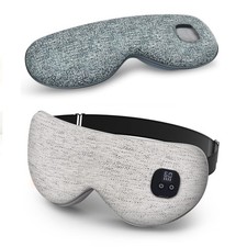 Heated Eye Mask for Dry Eyes, Cordless Warm Eye Compress with 4 Heat  time L...