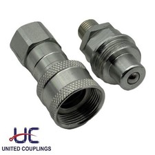 1/4" High Pressure Hydraulic Coupler Ball Type | 10k PSI | Replace Enerpac A-630