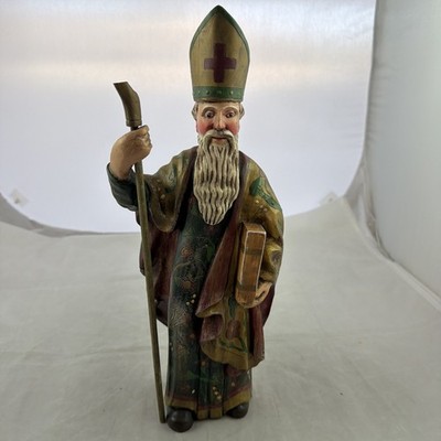 Leo R Smith St. Nick Large Figurine 14'' Bishop Resin