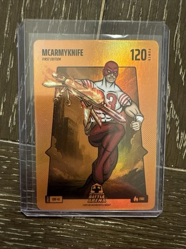 Bo Jackson Battle Arena BOBA Orange Battle Foil Mcarmyknife OBF-61