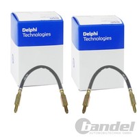 2X Delphi BremsschlÄUche Vorne Passend FÜR Land Rover 110/127 90 Defender