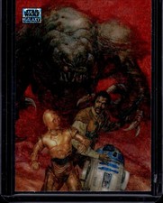 2024 Topps Star Wars Chrome Galaxy Lando Calrissian / C-3PO / R2-D2 #37