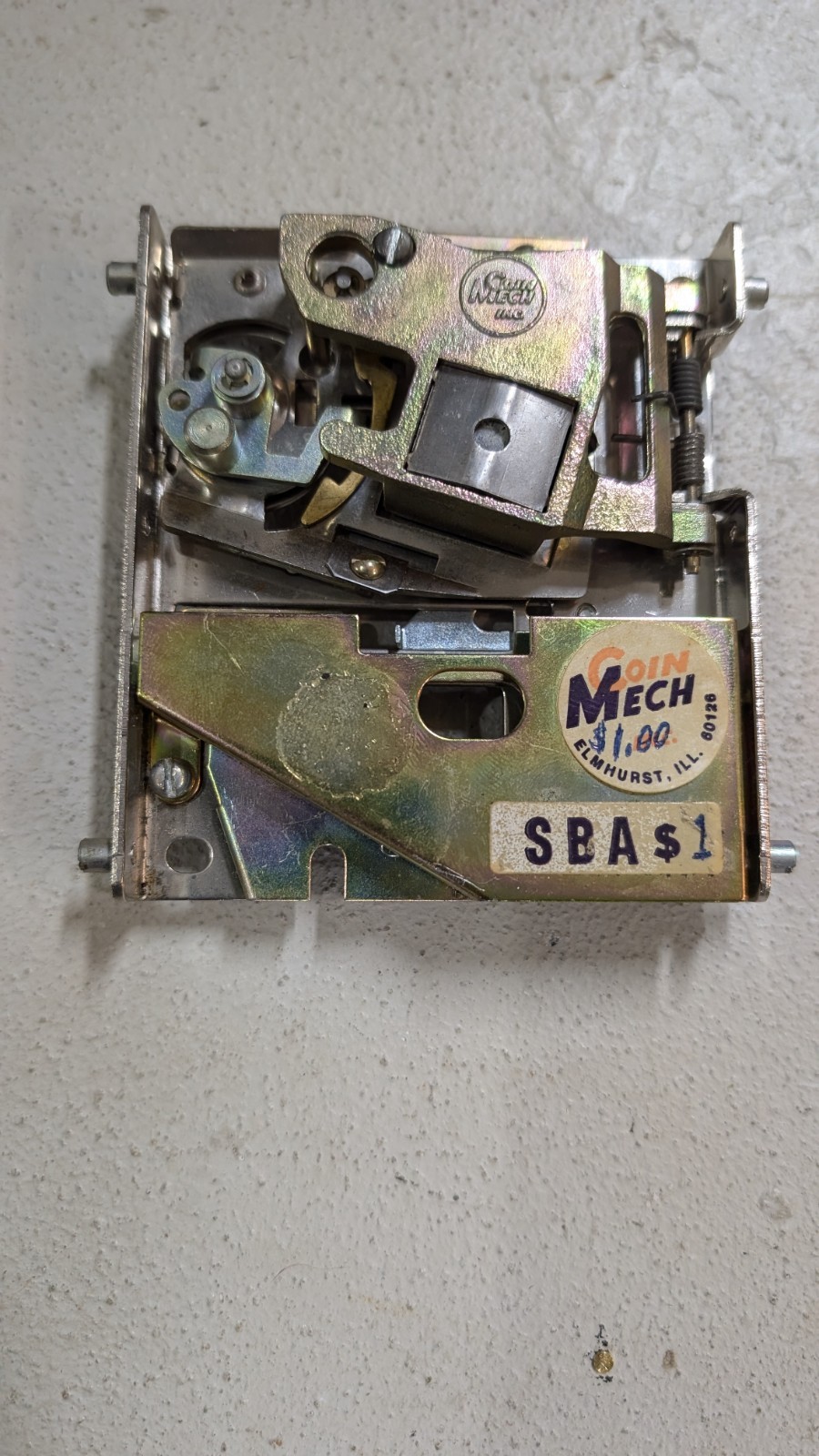 Dollar Coin Mech Pinball Arcade Susan B Anthony Dollar Coin Mechanism