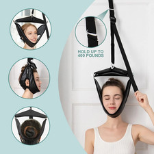 Neck Stretcher Cervical Traction Device for Home Use - Portable Neck Traction...