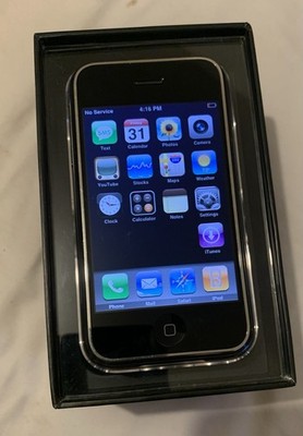 Apple 1st Generation iPhone 2G - 8 GB MA712LL/A A1203 IOS 1.1.1