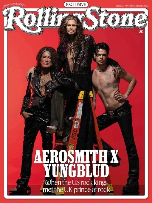 YOURCELEBRITYMAGAZINES ROLLING STONE UK Magazine Dec/Jan 2026 YUNGBLUD X AEROSMITH