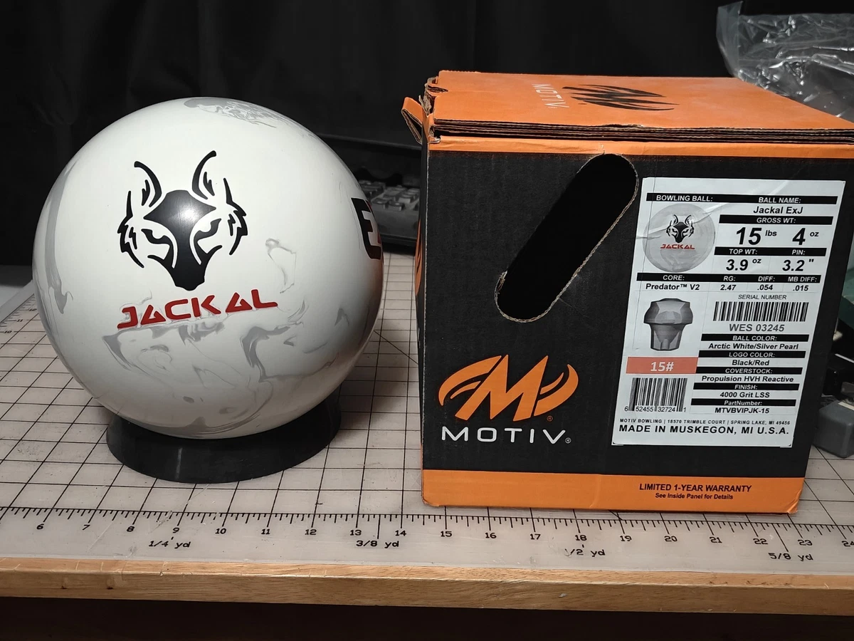 Motiv Jackal ExJ Bowling Ball 15 lb. 1st quality NEW IN BOX | eBay