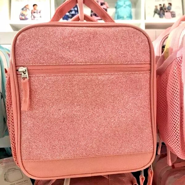 PONY Borsa Pottery Barn scuola Disney glitter PRANZO ACQUA unicorno ragazza viaggio pre k?.