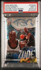 2020-21 Panini Spectra in the Zone Autographs Astral Kevin Garnett /20