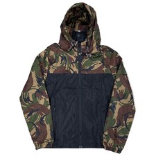 Youth Camouflage Hooded Windbreaker Jacket with Zip Pockets - 3 Colors Available