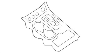 Genuine Nissan Console Panel 96941-9UE2B