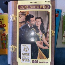 Masterpieces Puzzle Co "Gone With The Wind" 1000 Piece Jigsaw in Decorative Box