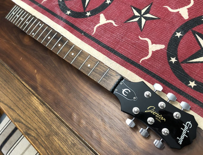 2004 Epiphone Les Paul Junior Electric Guitar Black Actual Loaded Neck