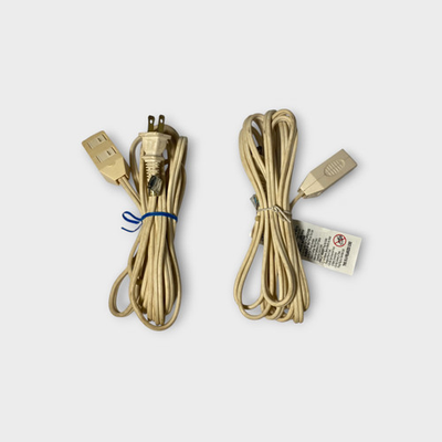 #ad #ad White extension cords 2 Pack New Old Stock Free Shipping $9.99