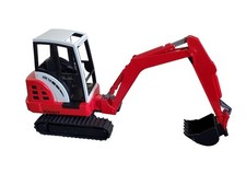 Bruder Schaeff HR16 Mini escavatore ciniglio scala 1:16 macchina cantiere...