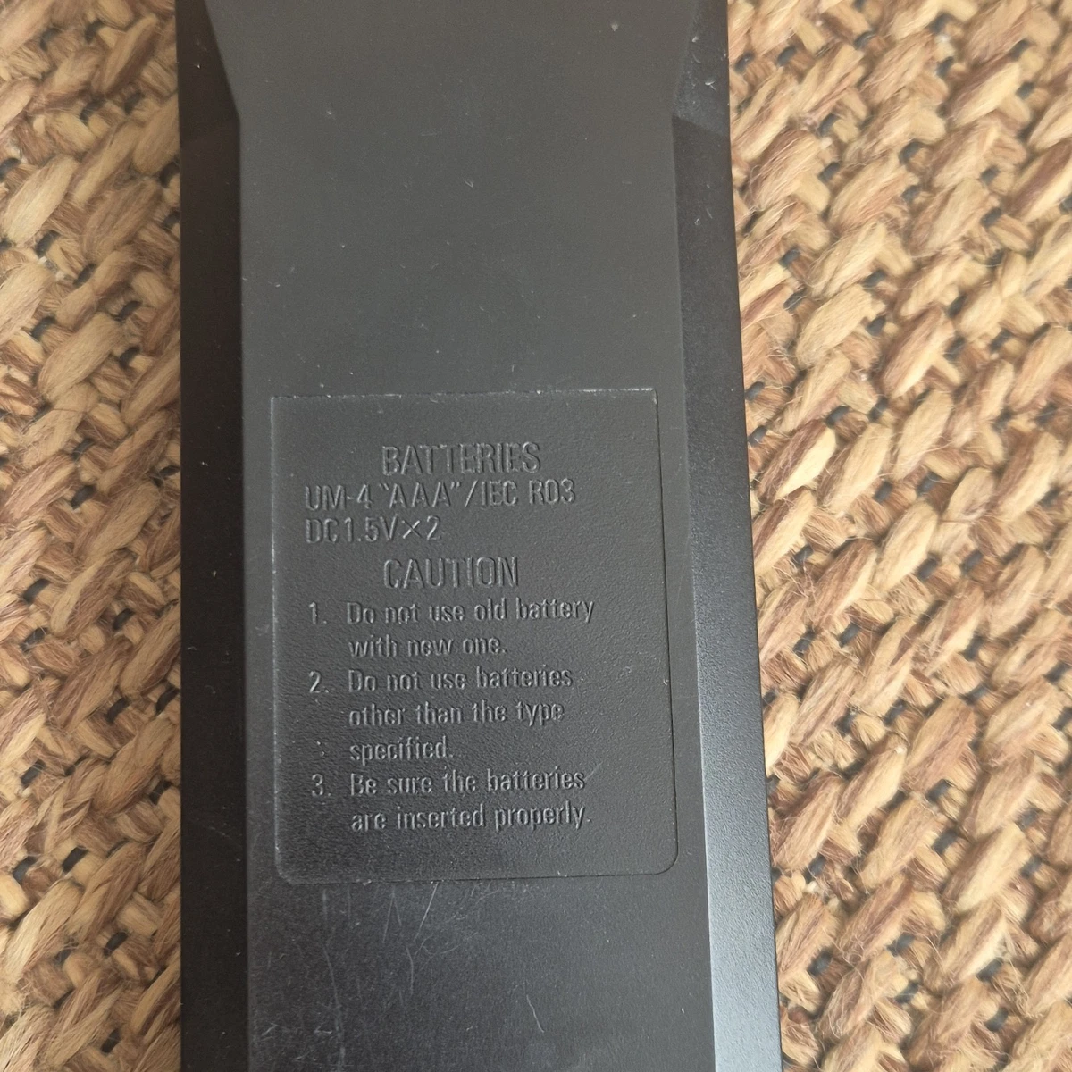 Mando a distancia inalámbrico Technics EUR64798 para reproductor de CD Technics negro