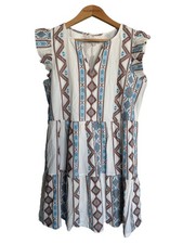 Loft Women's LG Aztec Pattern Mini Dress NEW Western Rodeo