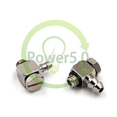 SMC M-5ALU-4 Barb Elbow connector Fitting for Soft Tubing New 1PCS *vv