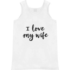 'I Love My Wife' Adult Vest / Tank Top AV051268