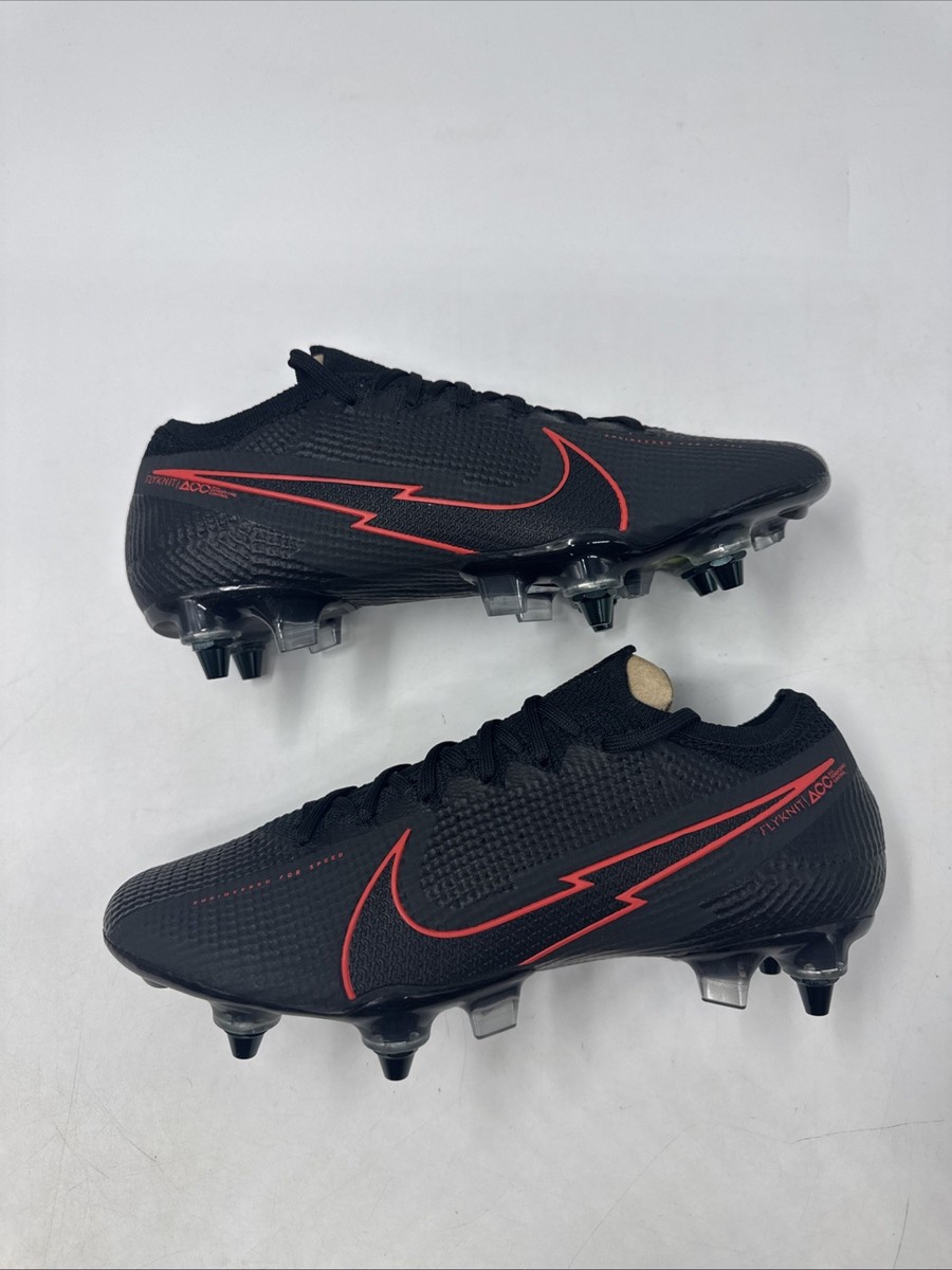 Nike Zoom Vapor 13 Elite SG-Pro AC Cleats Black Red AT7899-060