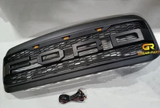 Front Grille For 1999-2004 Ford F250 F350 Super Duty Raptor Style Grill Black