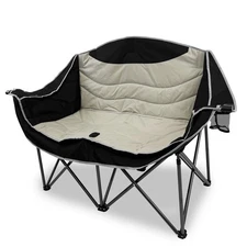 Double Camping Loveseat - 660lb Capacity, Padded, Folding, Comfortable