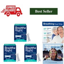 Nasal Breathing Strips Anti-Snoring Sleep Drug-Free Nasal Congestion Relief