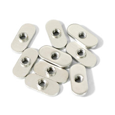 20 Packs 1/4"-20 Centered Hole Sliding T-Nuts for 10 Series T Track Extrusions,