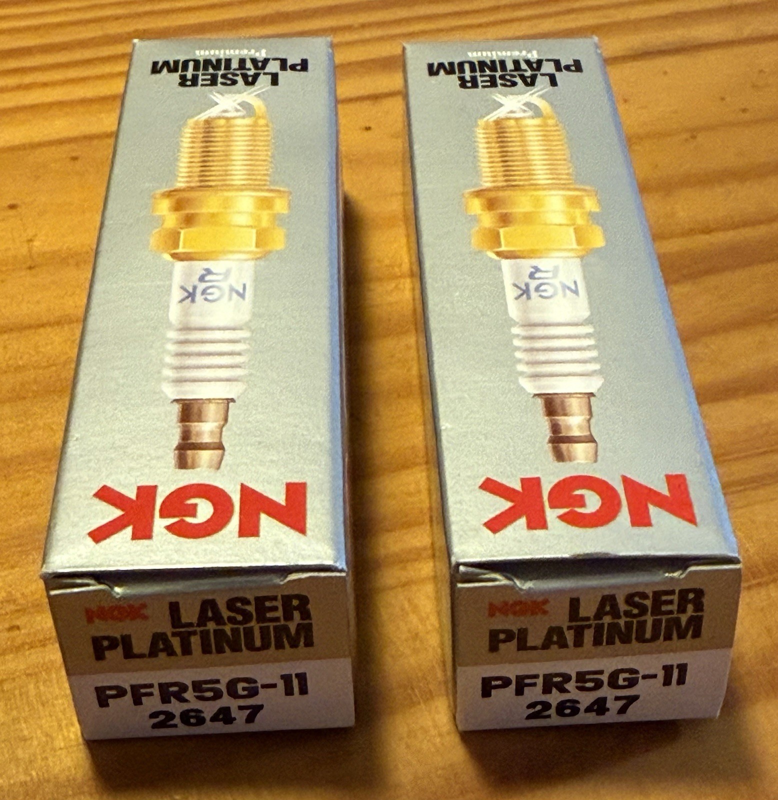 Laser Set of 2 Spark Plug for PFR5G-1I2647 E3.3