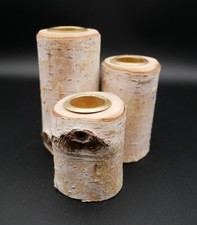 Artist Made Natural Birch Wood Three-Tier Tap...