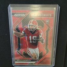 Panini 2024 Prizm New Recruits Brock Bowers NR-BBS Georgia Bulldogs Football