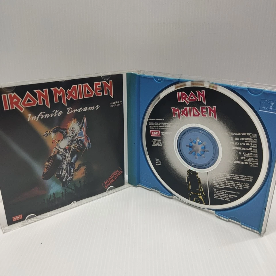 CD : Iron Maiden - The clairvoyant / Infinite dreams UK 1990 EMI Free Postage  - Image 3 of 4
