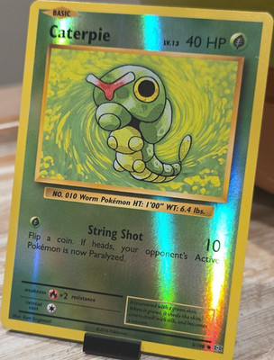 Caterpie 3/108 Evolutions Reverse Holo Common Basic 40 HP English