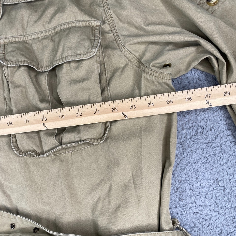 Gilet De Chasse/pêche Orvis Safari Vintage Homme Taille M - Beige Toile - Multitude De Poches