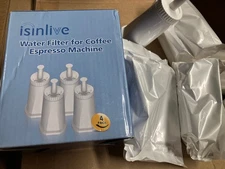 Isinlive Replacement Water Filter for  Breville Barista Espresso Machine 4 Pk