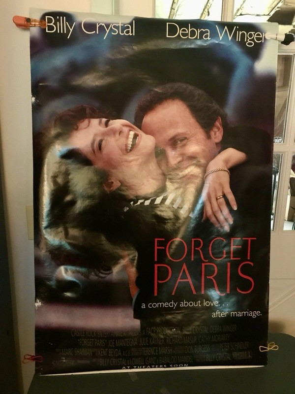 FORGET PARIS MOVIE POSTER 1 Sided ORIGINAL ROLLED BILLY CRYSTAL