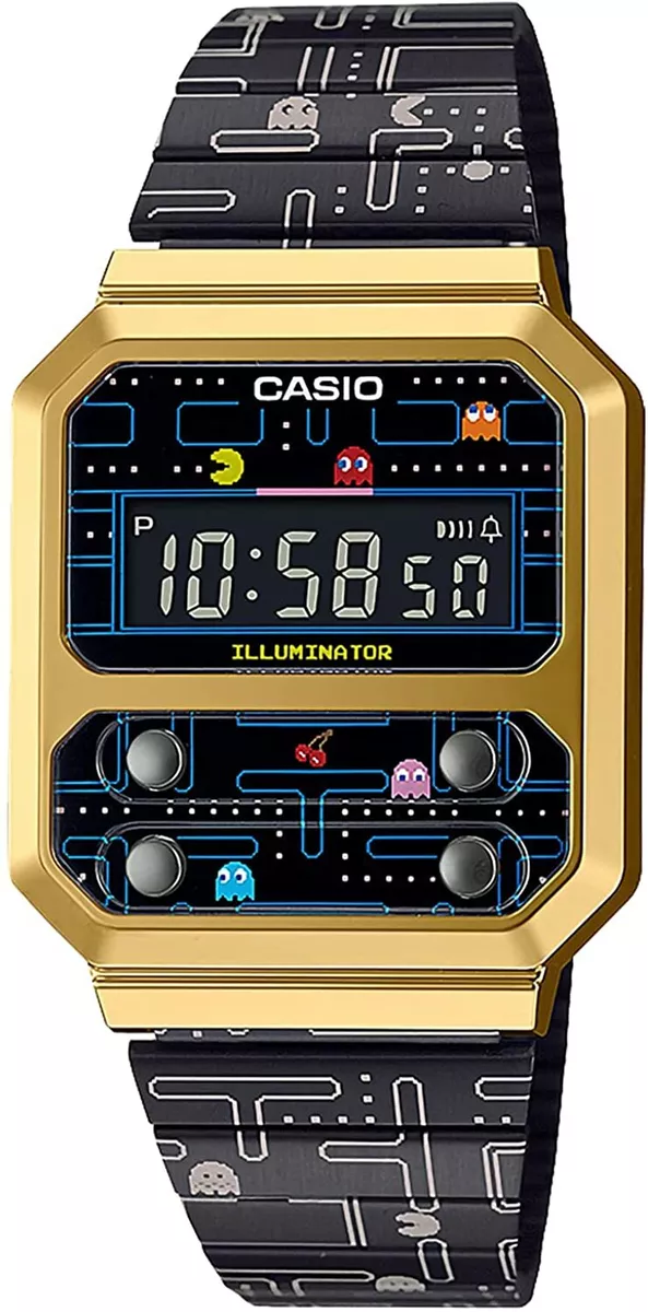 Casio watch Collaboration with Pac Man A100WEPC from Japan pacman